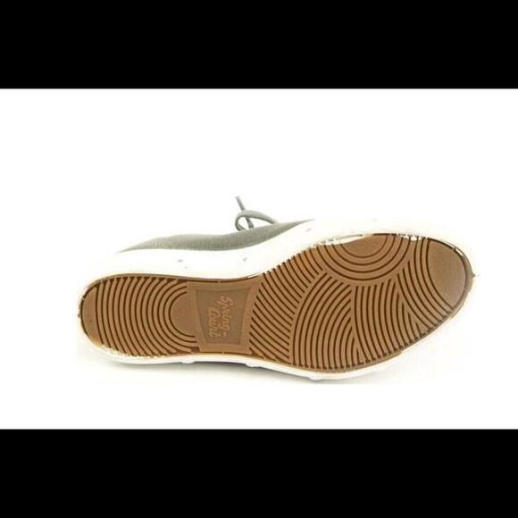 NEW SPRING COURT WOMENS B1 MID CUT GREY CANVAS WHITE SOLE SNEAKERS US 9 / EU 40 - Picture 3 of 5